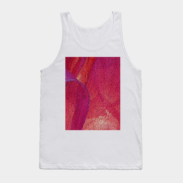 abstract contemporary design in many shades  of pink and purple Tank Top by mister-john